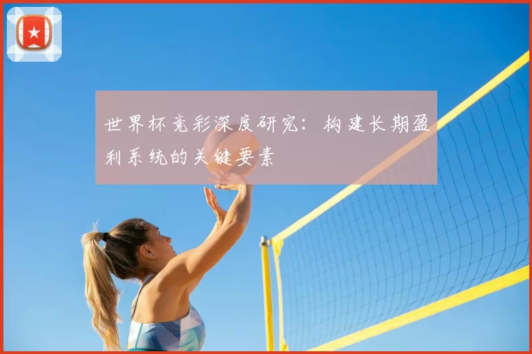 世界杯竞彩深度研究：构建长期盈利系统的关键要素